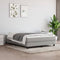 vidaXL - Pocketveringmatras - 140x190x20 - cm - stof - lichtgrijs