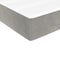 vidaXL - Pocketveringmatras - 140x200x20 - cm - fluweel - lichtgrijs