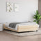 vidaXL - Pocketveringmatras - 140x200x20 - cm - stof - crèmekleurig