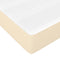 vidaXL - Pocketveringmatras - 140x200x20 - cm - stof - crèmekleurig