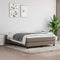 vidaXL - Pocketveringmatras - 140x200x20 - cm - stof - taupe