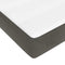 vidaXL - Pocketveringmatras - 140x210x20 - cm - fluweel - donkergrijs