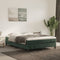 vidaXL - Pocketveringmatras - 140x210x20 - cm - fluweel - donkergroen