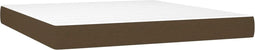 vidaXL - Pocketveringmatras - 160x200x20 - cm - stof - donkerbrui8