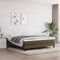 vidaXL - Pocketveringmatras - 160x200x20 - cm - stof - donkerbruin