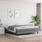 vidaXL - Pocketveringmatras - 160x200x20 - cm - stof - donkergrijs