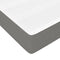 vidaXL - Pocketveringmatras - 160x200x20 - cm - stof - donkergrijs