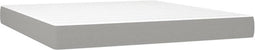 vidaXL - Pocketveringmatras - 160x200x20 - cm - stof - lichtgrijs