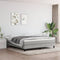 vidaXL - Pocketveringmatras - 160x200x20 - cm - stof - lichtgrijs