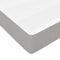 vidaXL - Pocketveringmatras - 160x200x20 - cm - stof - lichtgrijs
