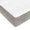 vidaXL - Pocketveringmatras - 160x220x20 - cm - fluweel - lichtgrijs