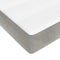 vidaXL - Pocketveringmatras - 180x200x20 - cm - fluweel - lichtgrijs