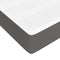 vidaXL - Pocketveringmatras - 180x200x20 - cm - kunstleer - grijs
