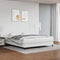vidaXL - Pocketveringmatras - 180x200x20 - cm - kunstleer - zwart