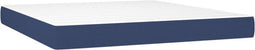 vidaXL - Pocketveringmatras - 180x200x20 - cm - stof - blå