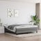 vidaXL - Pocketveringmatras - 180x200x20 - cm - stof - donkergrijs