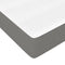 vidaXL - Pocketveringmatras - 180x200x20 - cm - stof - donkergrijs