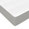 vidaXL - Pocketveringmatras - 180x200x20 - cm - stof - lichtgrijs