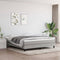 vidaXL - Pocketveringmatras - 180x200x20 - cm - stof - lichtgrijs
