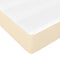 vidaXL - Pocketveringmatras - 80x200x20 - cm - stof - crèmekleurig
