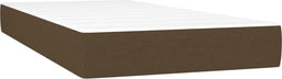 vidaXL - Pocketveringmatras - 80x200x20 - cm - stof - donkerbruin