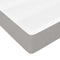vidaXL - Pocketveringmatras - 80x200x20 - cm - stof - lichtgrijs