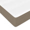 vidaXL - Pocketveringmatras - 80x200x20 - cm - stof - taupe