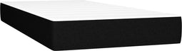 vidaXL - Pocketveringmatras - 80x200x20 - cm - stof - zwart