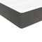 vidaXL - Pocketveringmatras - 80x210x20 - cm - fluweel - donkergrijs