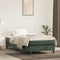 vidaXL - Pocketveringmatras - 80x220x20 - cm - fluweel - donkergroen