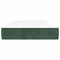 vidaXL - Pocketveringmatras - 80x220x20 - cm - fluweel - donkergroen