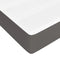 vidaXL - Pocketveringmatras - 90x190x20 - cm - kunstleer - grijs