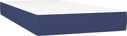 vidaXL - Pocketveringmatras - 90x190x20 - cm - stof - blauw