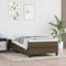 vidaXL - Pocketveringmatras - 90x190x20 - cm - stof - donkerbruin