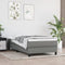 vidaXL - Pocketveringmatras - 90x190x20 - cm - stof - donkergrijs