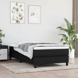 vidaXL - Pocketveringmatras - 90x190x20 - cm - stof - lichtgrijs