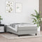 vidaXL - Pocketveringmatras - 90x190x20 - cm - stof - lichtgrijs