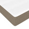 vidaXL - Pocketveringmatras - 90x190x20 - cm - stof - taupe