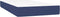 vidaXL - Pocketveringmatras - 90x200x20 - cm - stof - blauw