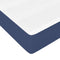 vidaXL - Pocketveringmatras - 90x200x20 - cm - stof - blauw