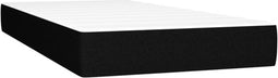 vidaXL - Pocketveringmatras - 90x200x20 - cm - stof - zwart