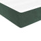 vidaXL - Pocketveringmatras - 90x210x20 - cm - fluweel - donkergroen