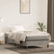 vidaXL - Pocketveringmatras - 90x210x20 - cm - fluweel - lichtgrijs