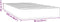 vidaXL - Pocketveringmatras - 90x220x20 - cm - fluweel - donkerblauw