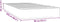 vidaXL - Pocketveringmatras - 90x220x20 - cm - fluweel - roze
