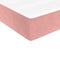vidaXL - Pocketveringmatras - 90x220x20 - cm - fluweel - roze