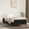 vidaXL - Pocketveringmatras - 90x220x20 - cm - fluweel - zwart
