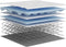 vidaXL - Pocketveringmatras - middelhard - 100x200 - cm