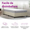 vidaXL - Pocketveringmatras - middelhard - 100x220 - cm