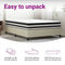 vidaXL - Pocketveringmatras - middelhard - 120x200 - cm